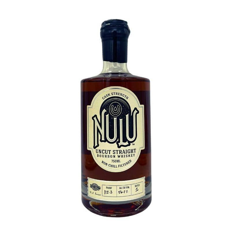 Nulu Cask Strength Uncut Straight Bourbon Whiskey Batch 1 112.2 Proof 750mL