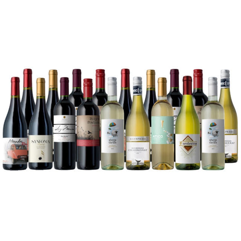 Overstock Week: Sensational Vineyard 16-Pack + 2 Free Bottles Mixed