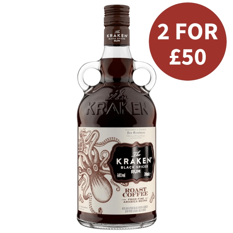 The Kraken Black Spiced Roast Coffee Rum 70cl
