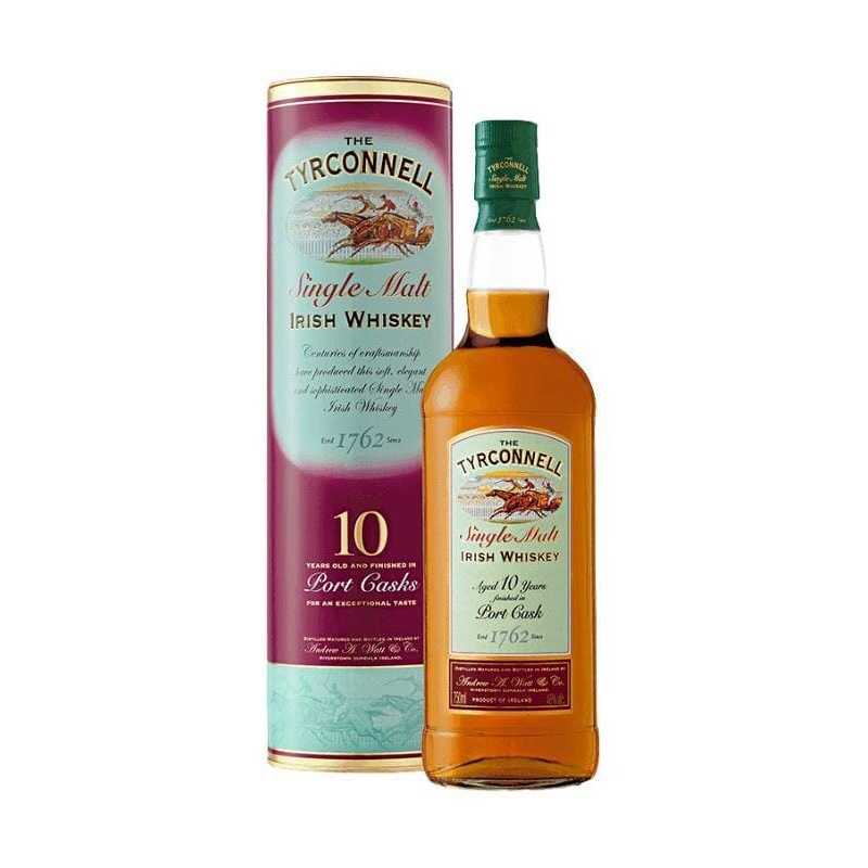 The Tyrconnell 10 Year Old Port Cask Finish Irish Whiskey 750ml