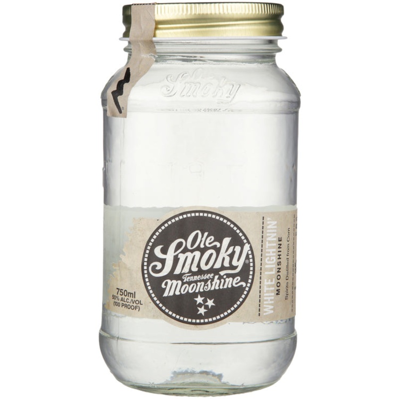 Ole Smoky White Lightnin' Moonshine 100 750 ML