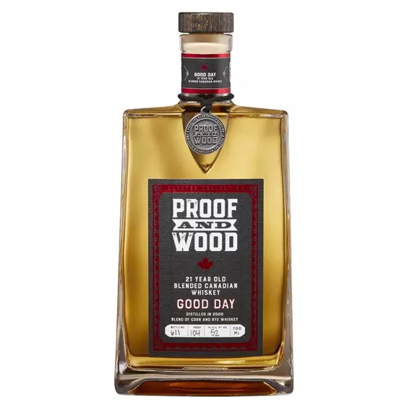 Proof and Wood Good Day 21 Year Old Canadian Whiskey 700mL