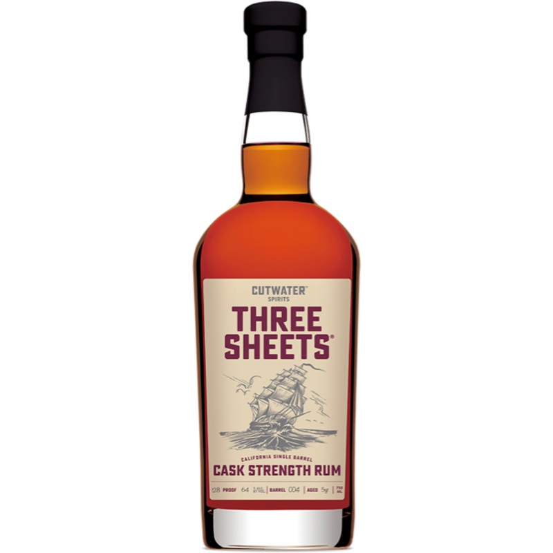 Cutwater Spirits Three Sheets Cask Strength Rum