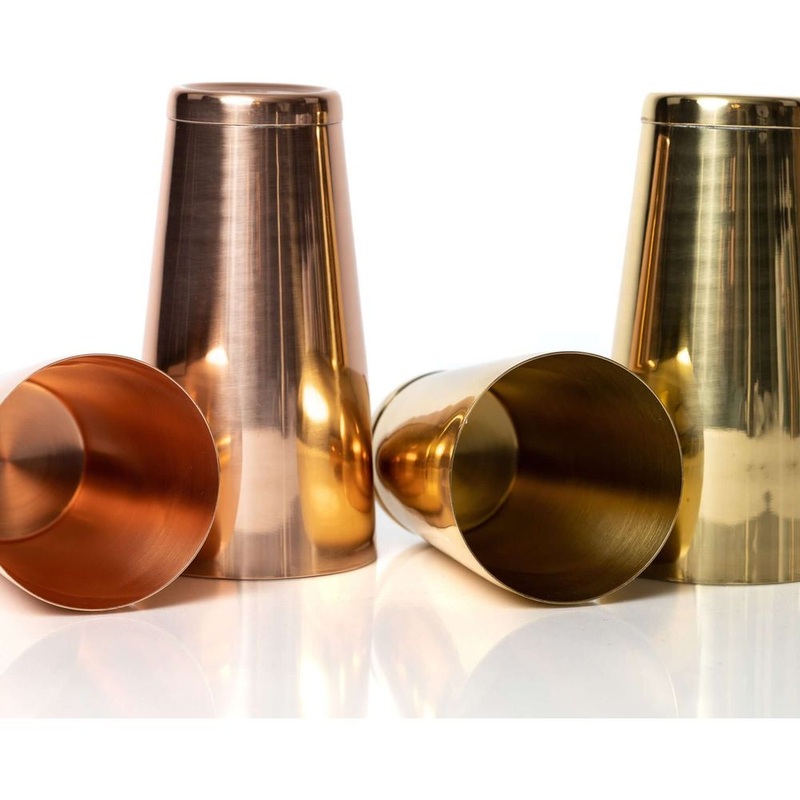 Solid 100% Copper and 100% Brass Shakers 100% Copper