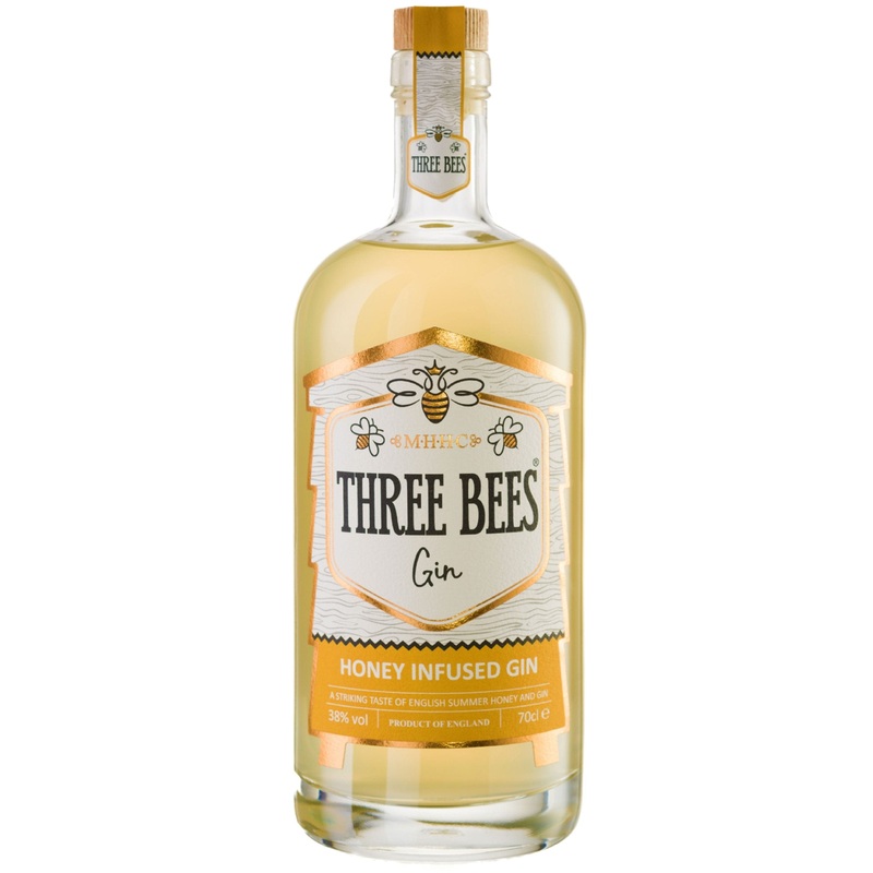 Three Bees Honey Infused Gin 70cl