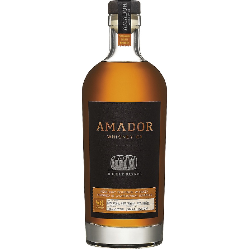 Amador Whiskey Co. Bourbon Double Barrel Chardonnay Barrel Finished 750 ML