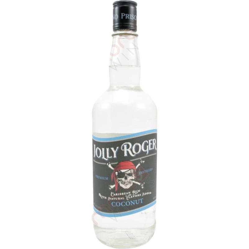 Jolly Roger Coconut Flavored Rum 750 ML