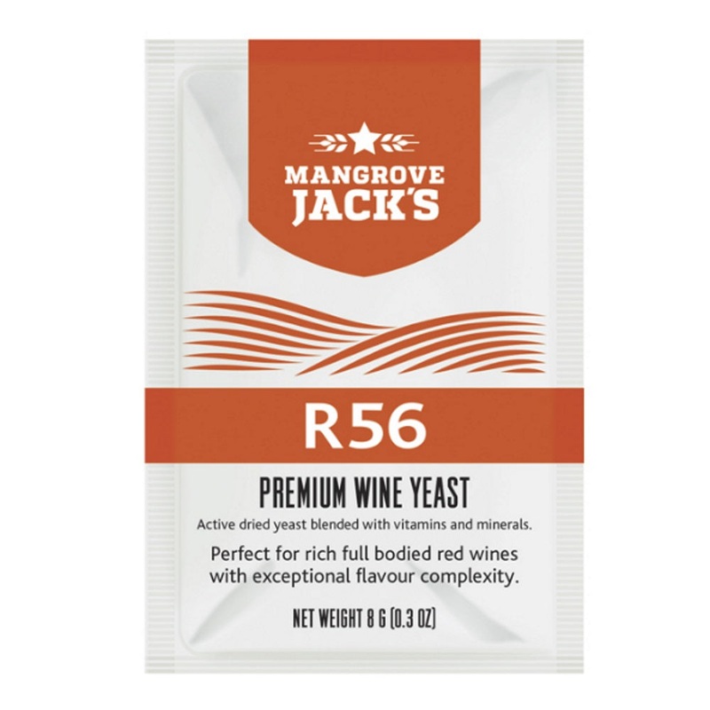 Mangroves Jack's 8g Wine Yeast - R56 Full Bodied Red Wine