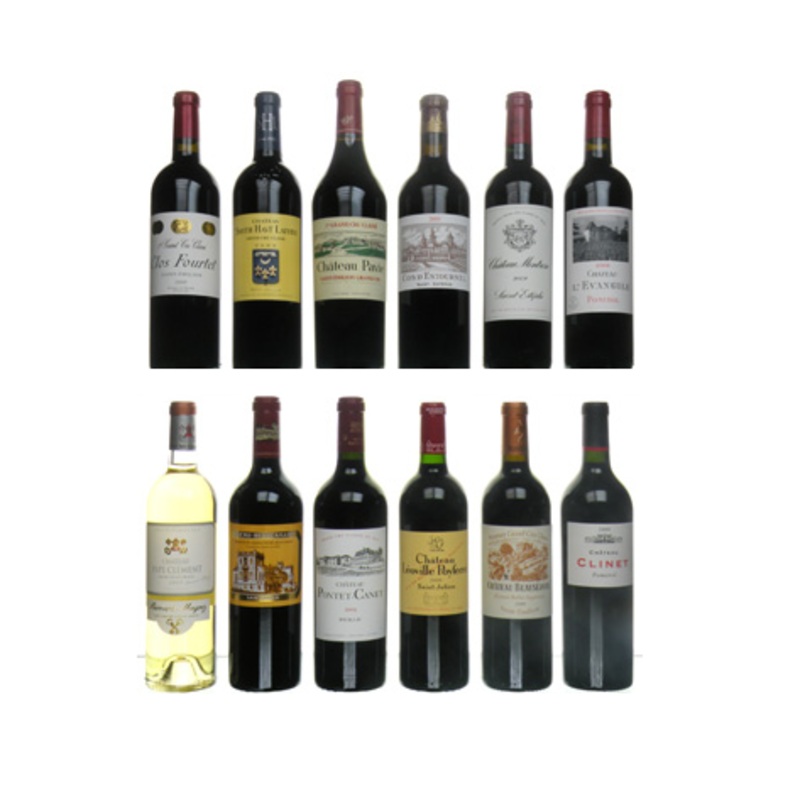 Robert Parker 100 Points Bordeaux 2009 Mixed Case - Perfection