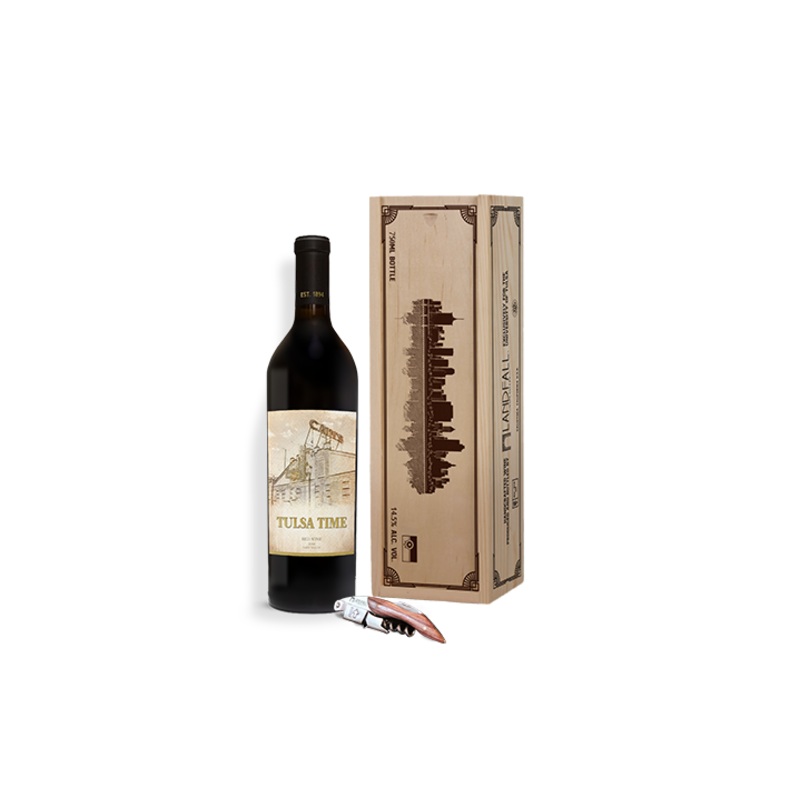 Tulsa Time Red Wine Gift Box