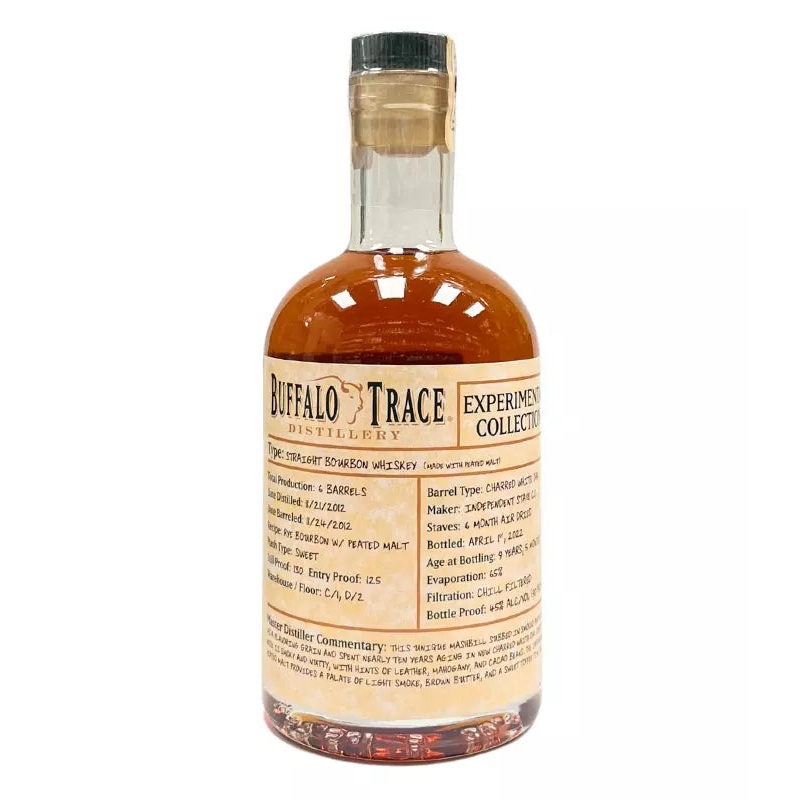 Buffalo Trace Experimental Collection 'Straight Bourbon Whiskey (Made with Peated Malt)'