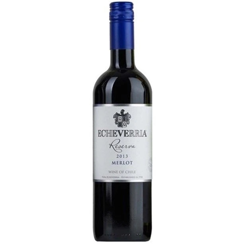 Vina Echeverria, Reserva, Valle de Curico, Merlot 2023 (Case)