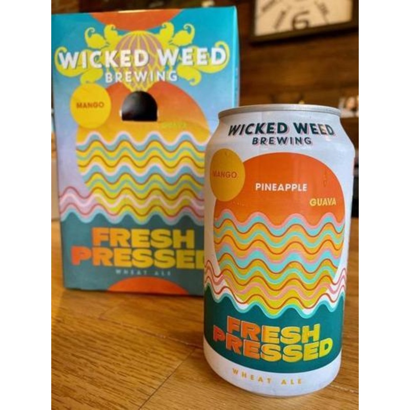 Wicked Weed Fresh Pressed Wheat Ale with Mango, Pineapple, and Guava