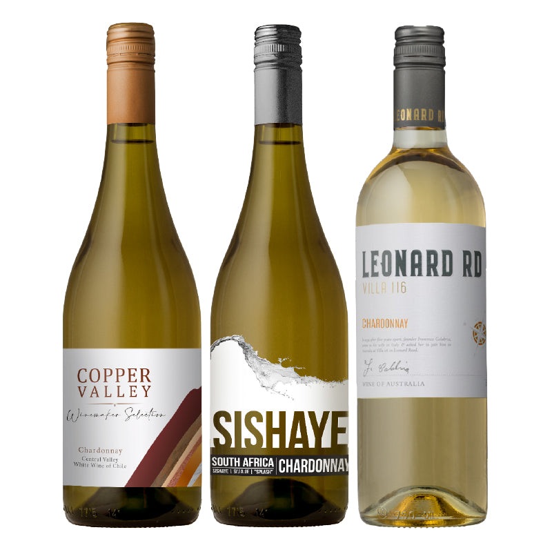 $5.99 Each: Add 3 Premium Chardonnays