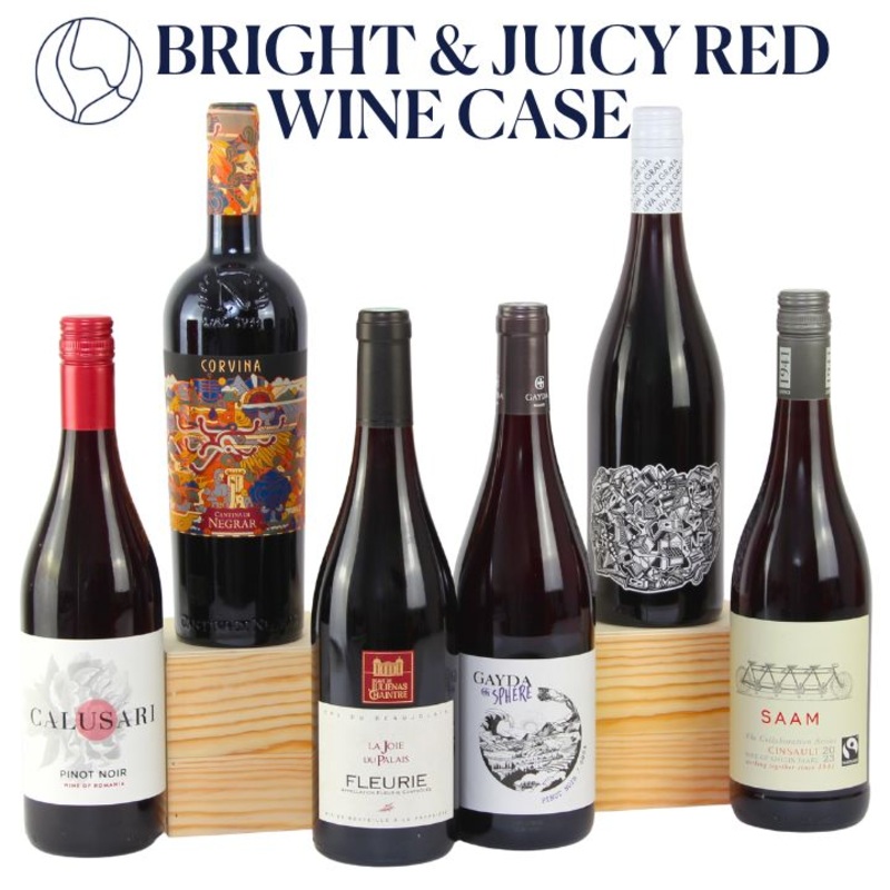 Bright & Juicy Red Wine Case (FREE Delivery on this Case)