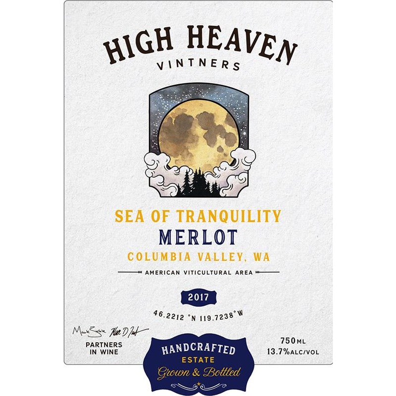 High Heaven Vintners Columbia Valley Sea of Tranquility Merlot 750ml