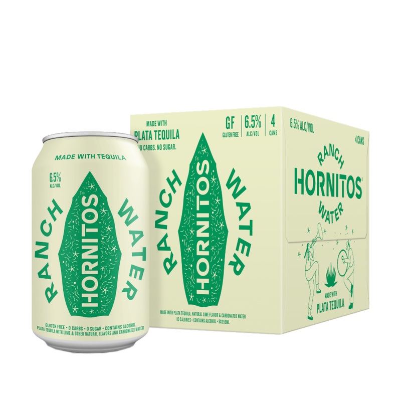 Hornitos Ranch Water Seltzer 4 PACK 12 OZ CANS