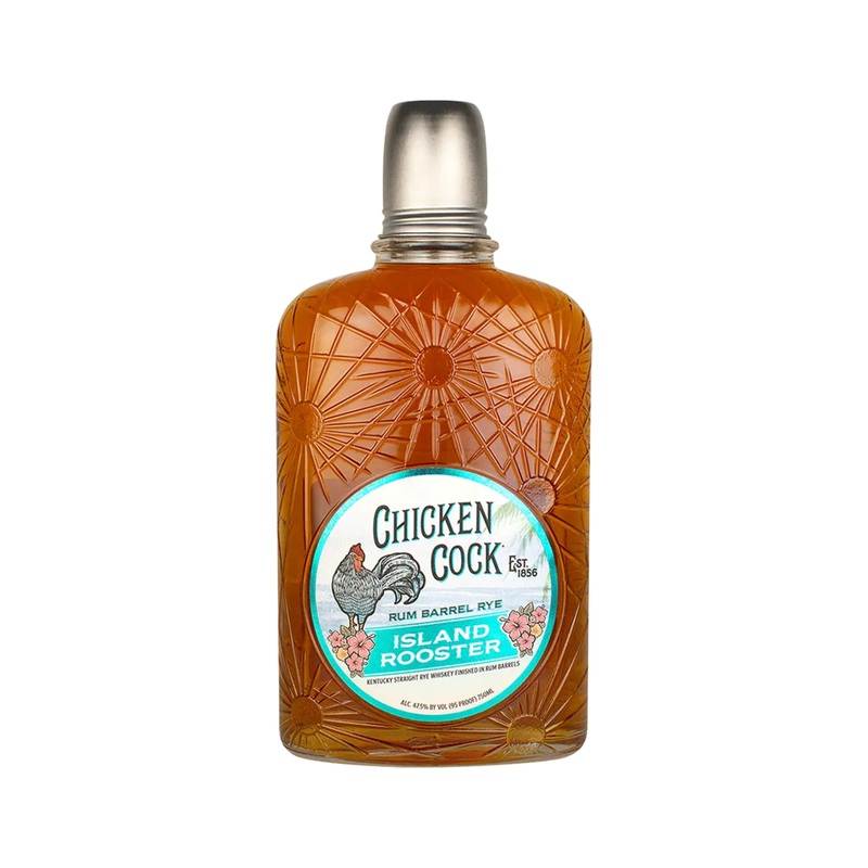 Chicken Cock Island Rooster Rye Whiskey 750 ML