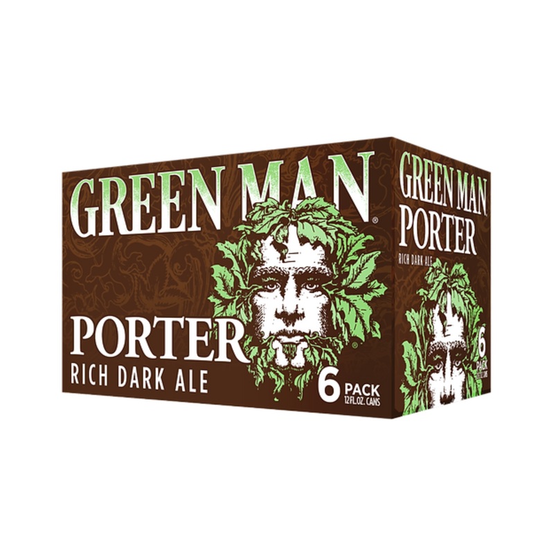 Green Man Porter 6 PACK 12 OZ CANS