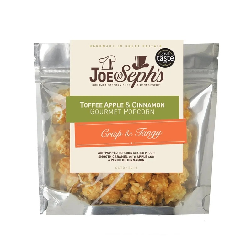 Joe & Seph's Toffee Apple & Cinnamon Popcorn Pouch, 32 g