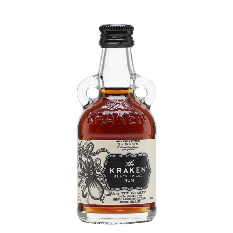Kraken Black Spiced Rum Miniature 40% abv 5cl