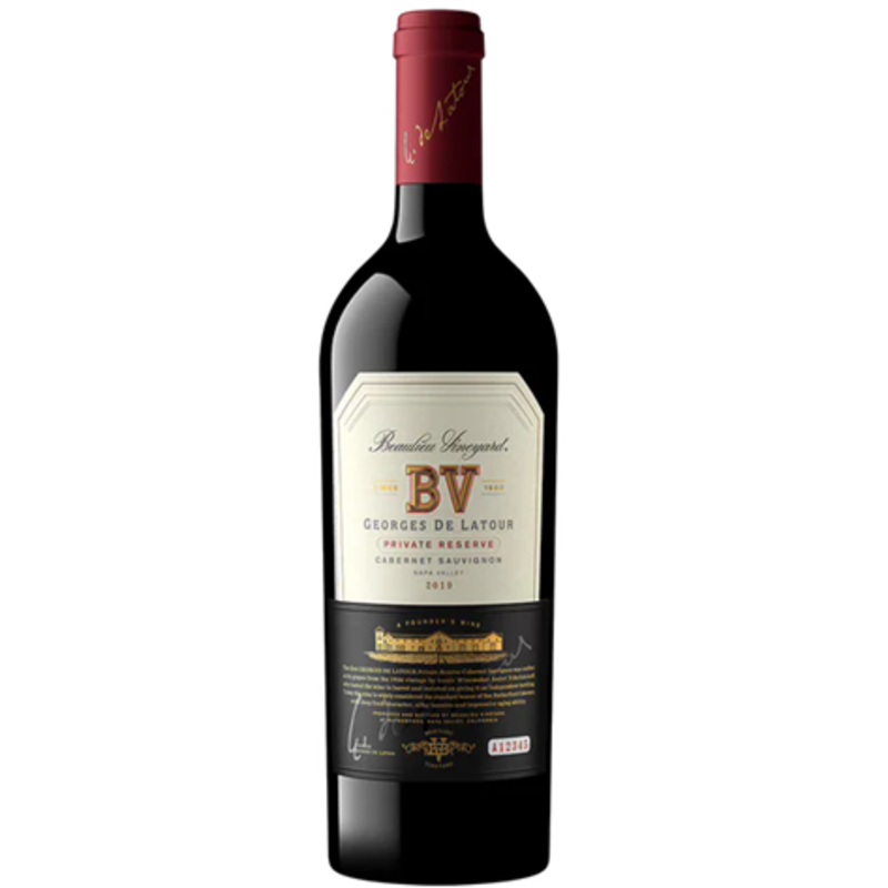 Cabernet Sauvignon Georges de Latour Private Reserve, Beaulieu Vineyards 2019 - 100 Points 6 Bottle Case 6x75cl