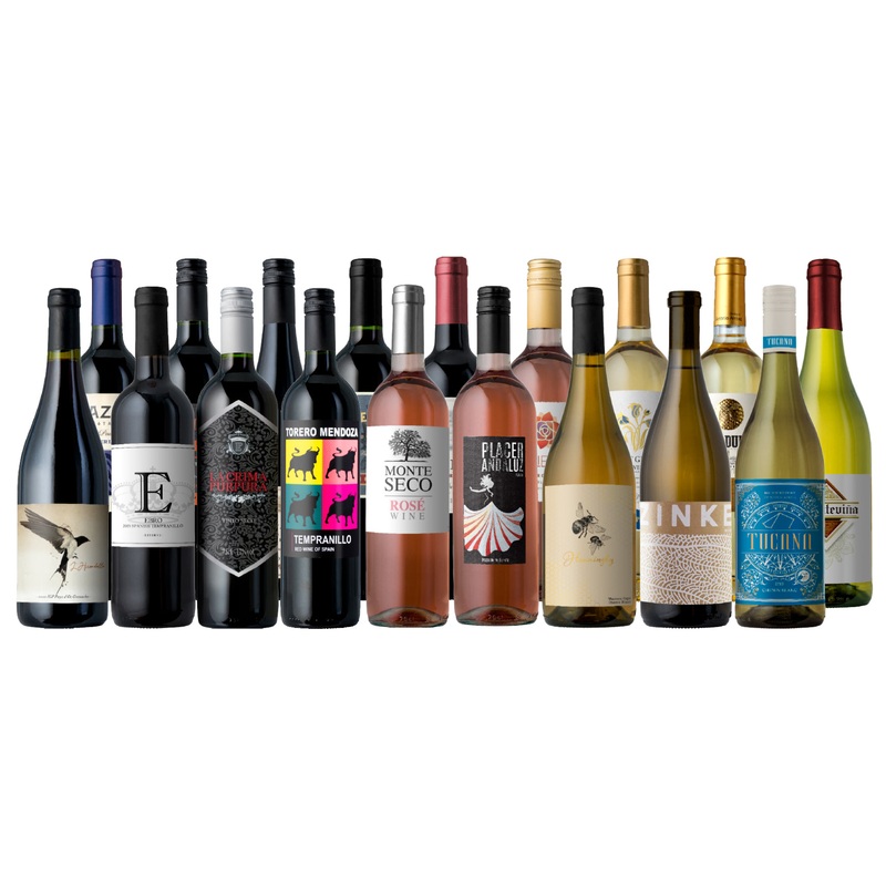 $5.55 Wines - 21,000 5-Star Reviews 18-Pack! V Mixed