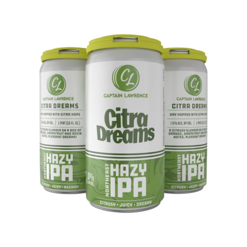 Captain Lawrence Citra Dreams IPA 4 PACK 16 OZ CANS