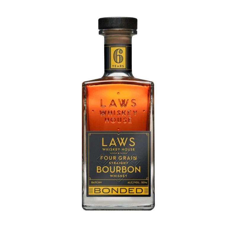 Laws Whiskey House Four Grain 6 Year Straight Bonded Bourbon Whiskey 750mL