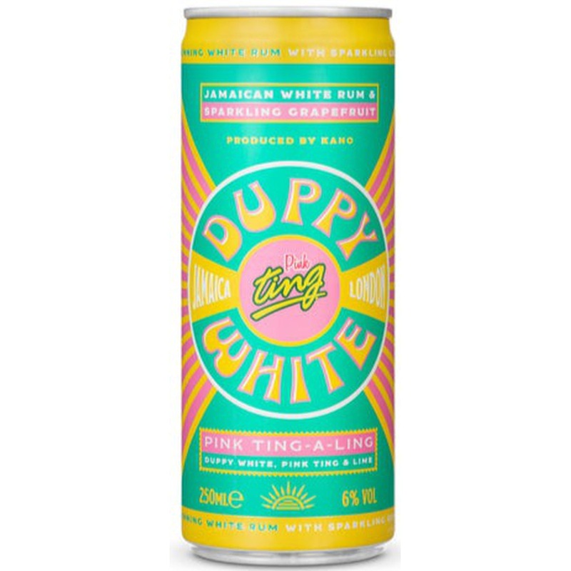 The Duppy Share Pink Ting-A-Ling Cans