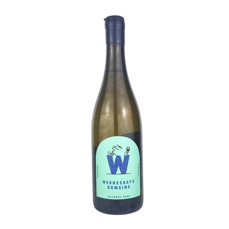 Wednesday's Domaine, Piquant Alcohol Free White Wine