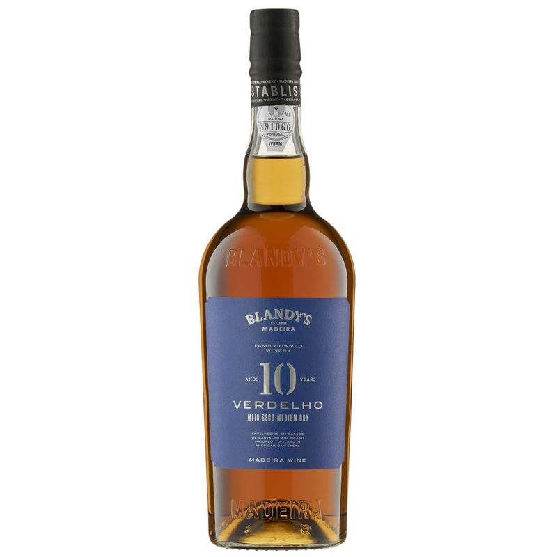 Blandy's Verdelho Madeira 10 Year Old  (Medium Dry) 75cl