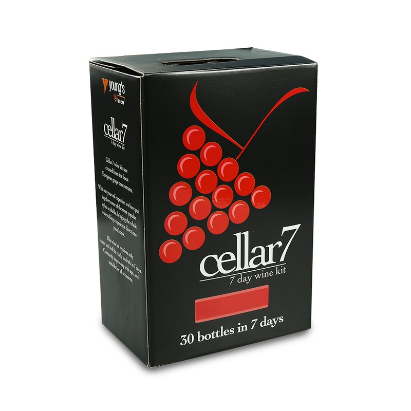 Cellar 7 Spanish Rojo 7 Day Red Wine Kit - 30 Bottle