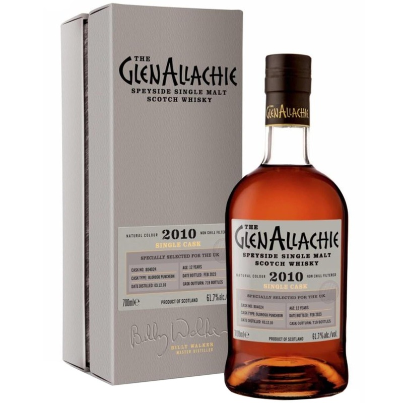 GlenAllachie 2010 12 Year Old Oloroso Puncheon #804024 Whisky 70cl