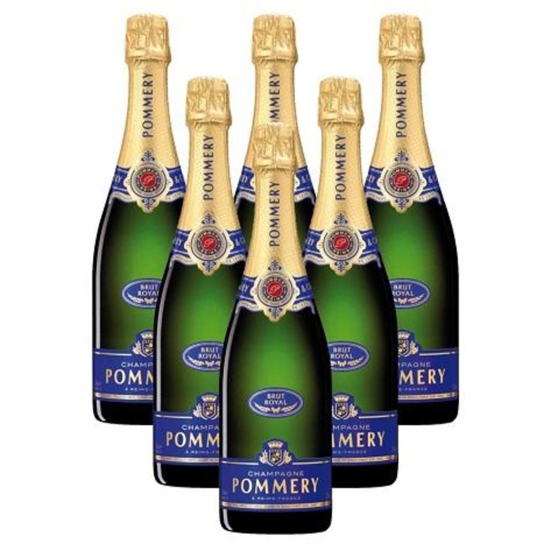 Pommery Brut Royal Champagne NV 6 Champagne Case 6 Bottle Case 6x75cl