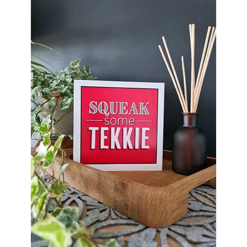 Squeak Some Tekkie Greeting Card