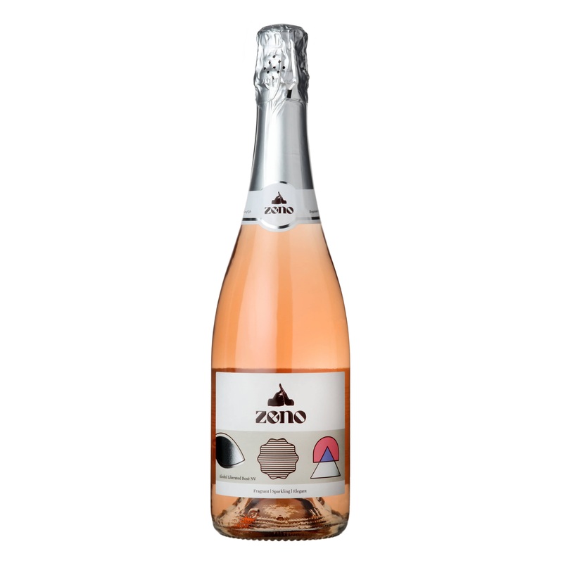 ZENO Alcohol Liberated Sparkling Ros Non Alcoholic Wine 75cl