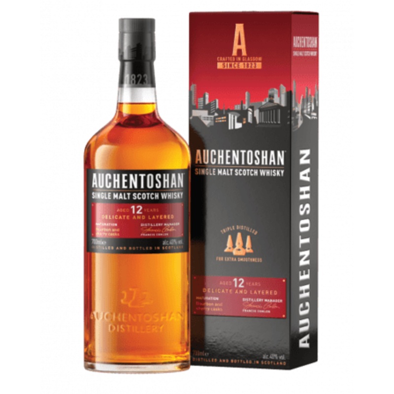 Auchentoshan 12 Years Old Single Malt Scotch Whisky 70cl