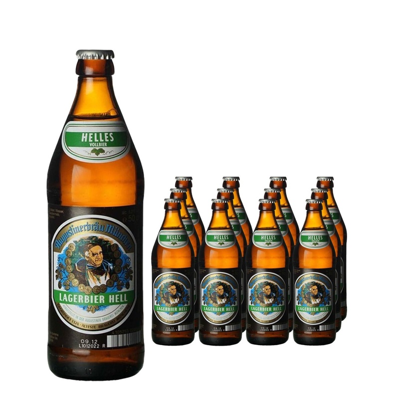 Augustiner Helles Lager Multipack, 12 x 500 ml