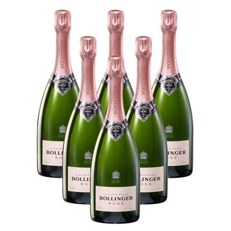 Bollinger Ros NV Champagne 6 Case 6 Bottle Case 6x75cl