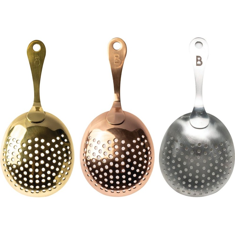 Bull In China Heavy Julep Strainer Stainless Steel