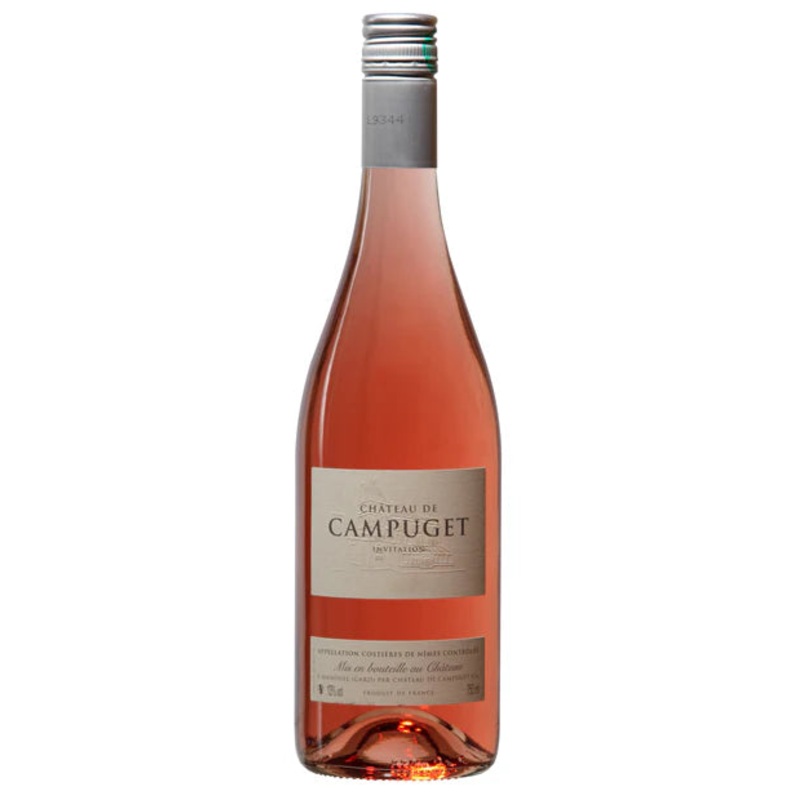 Chateau de Campuget Invitation' Rose', Costieres de Nimes 2024 (Case)