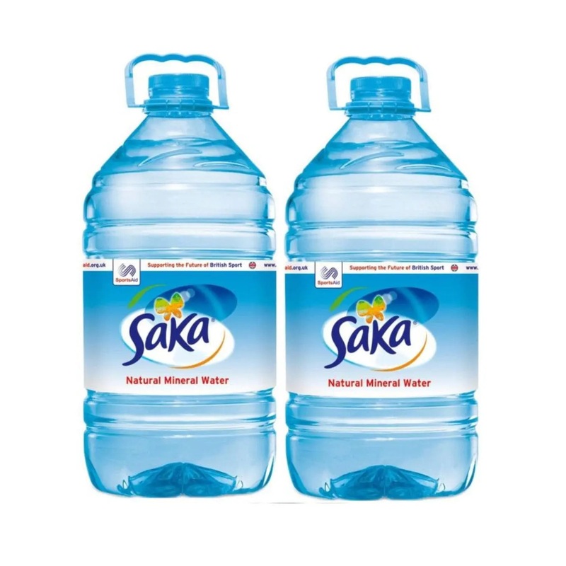 Saka Natural Mineral Water, 2 x 5 L