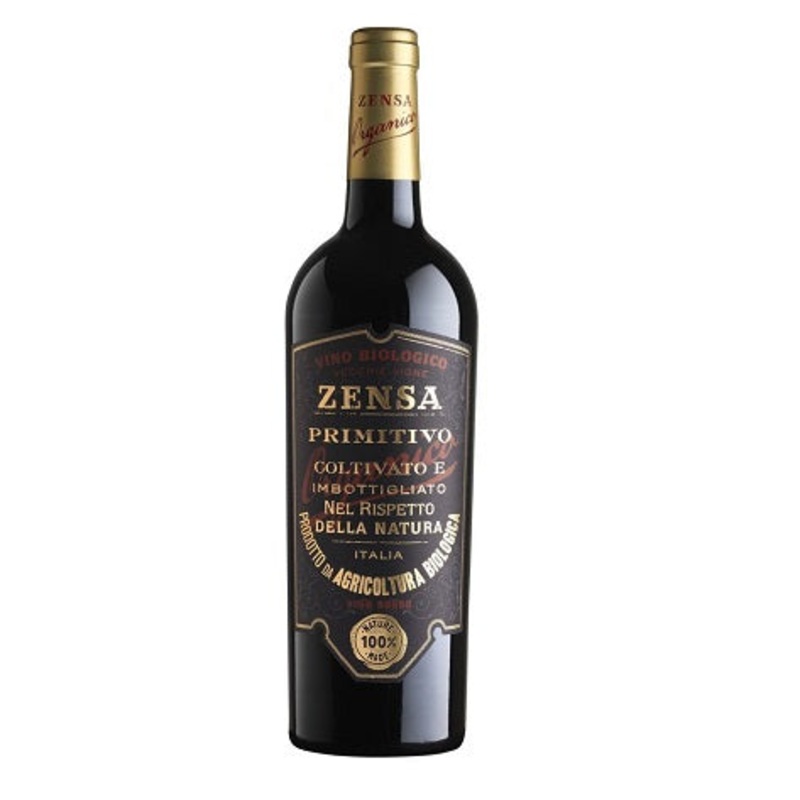 Zensa Primitivo IGP Puglia Organic 2019/2020 12 Bottle Case 12x75cl