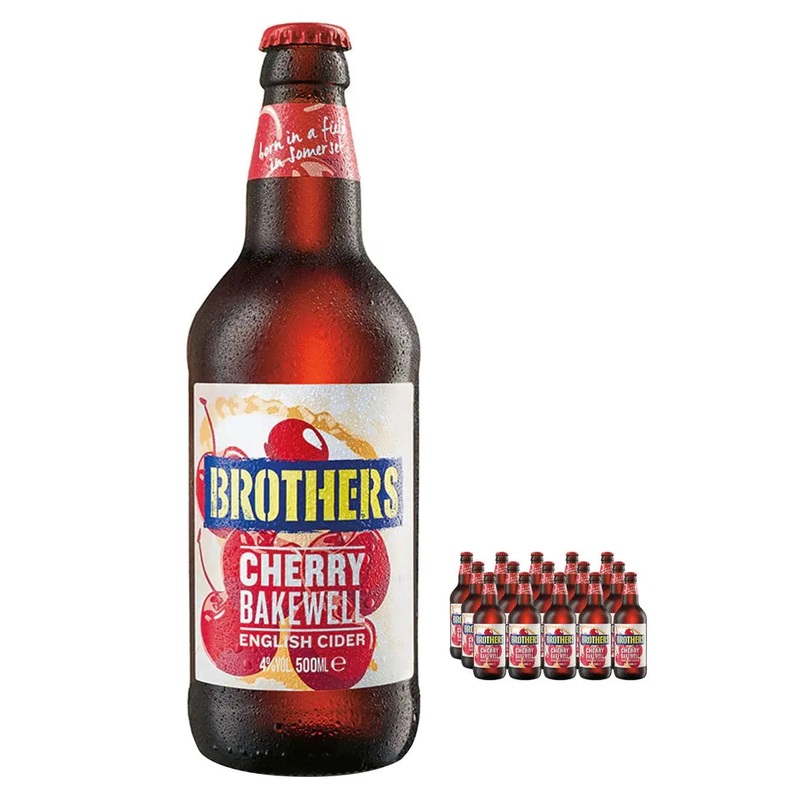 Brothers Cherry Bakewell Cider Multipack, 12 x 500 ml
