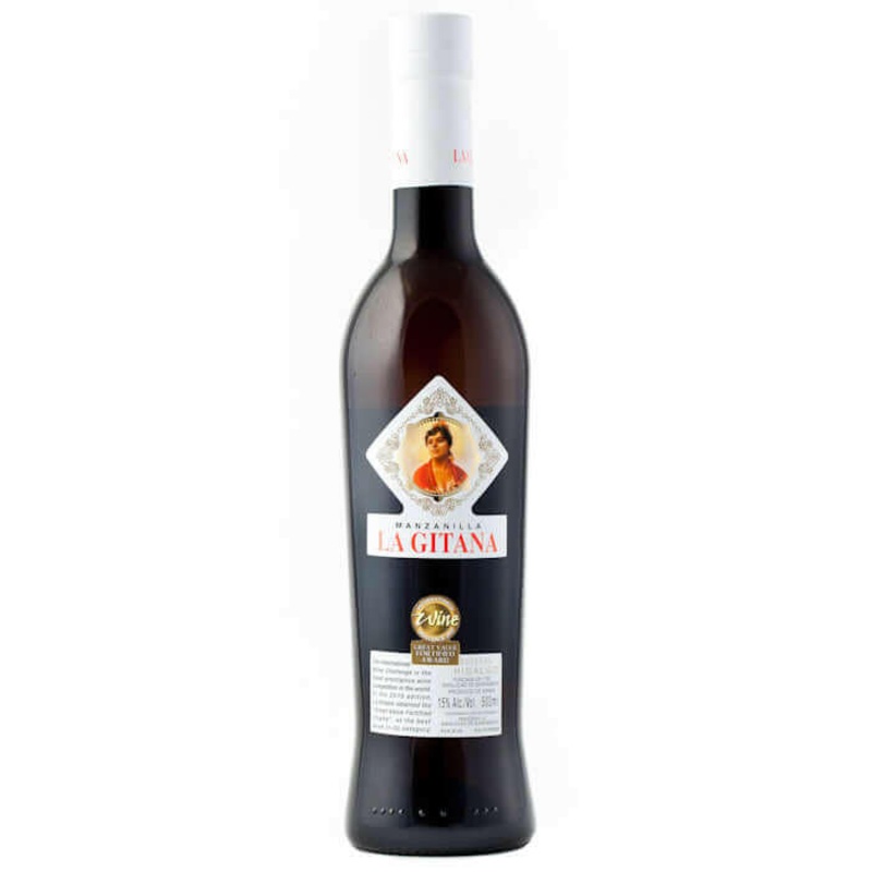 La Gitana Manzanilla de Barrameda Sherry, Bodegas Hidalgo - 50cl