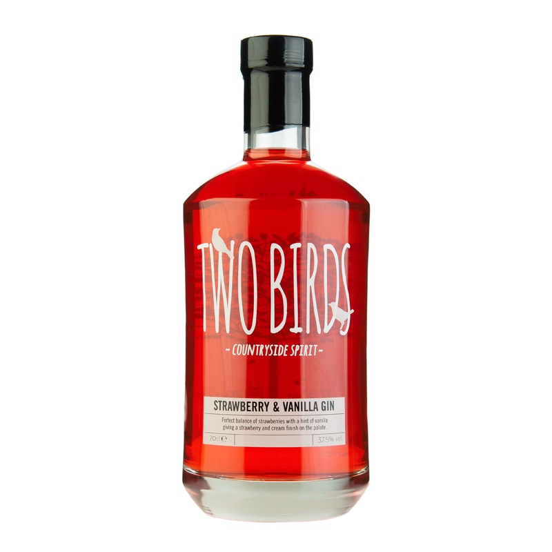 Two Birds Strawberry & Vanilla Gin 70cl