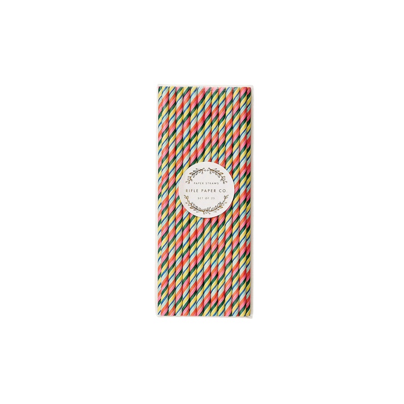 Striped Paper Straws SINGLE