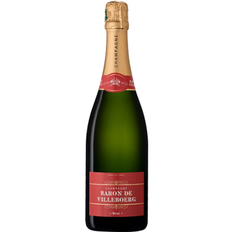 Baron De Villeboerg Brut NV Champagne 6 Bottle Case 6x75cl