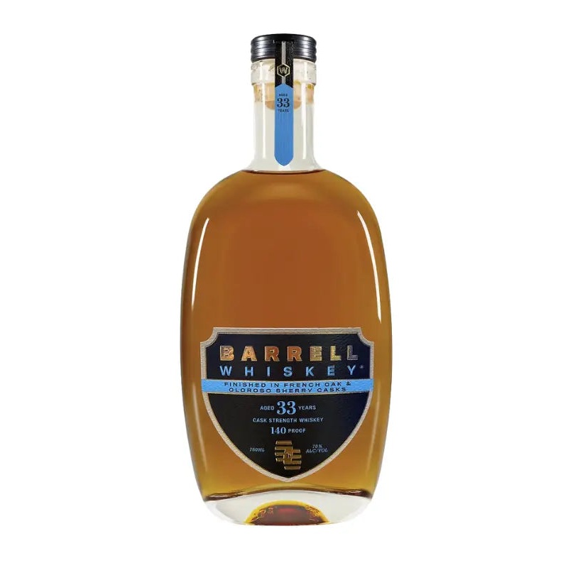 Barrell Whiskey 33 Year Old Canadian Whiskey Finished in French Oak and Oloroso Sherry Casks
